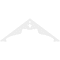 Ekena Millwork Pitch Heath Architectural Grade PVC Gable Pediment, 72"W x 27"H x 1"P (9/12) GPP072X027X100HEA - alternate 5